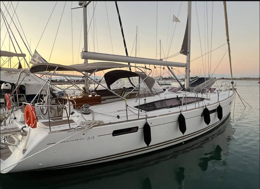 Jeanneau 53 — 5 cabins charter yacht available with AIyachts in Greece